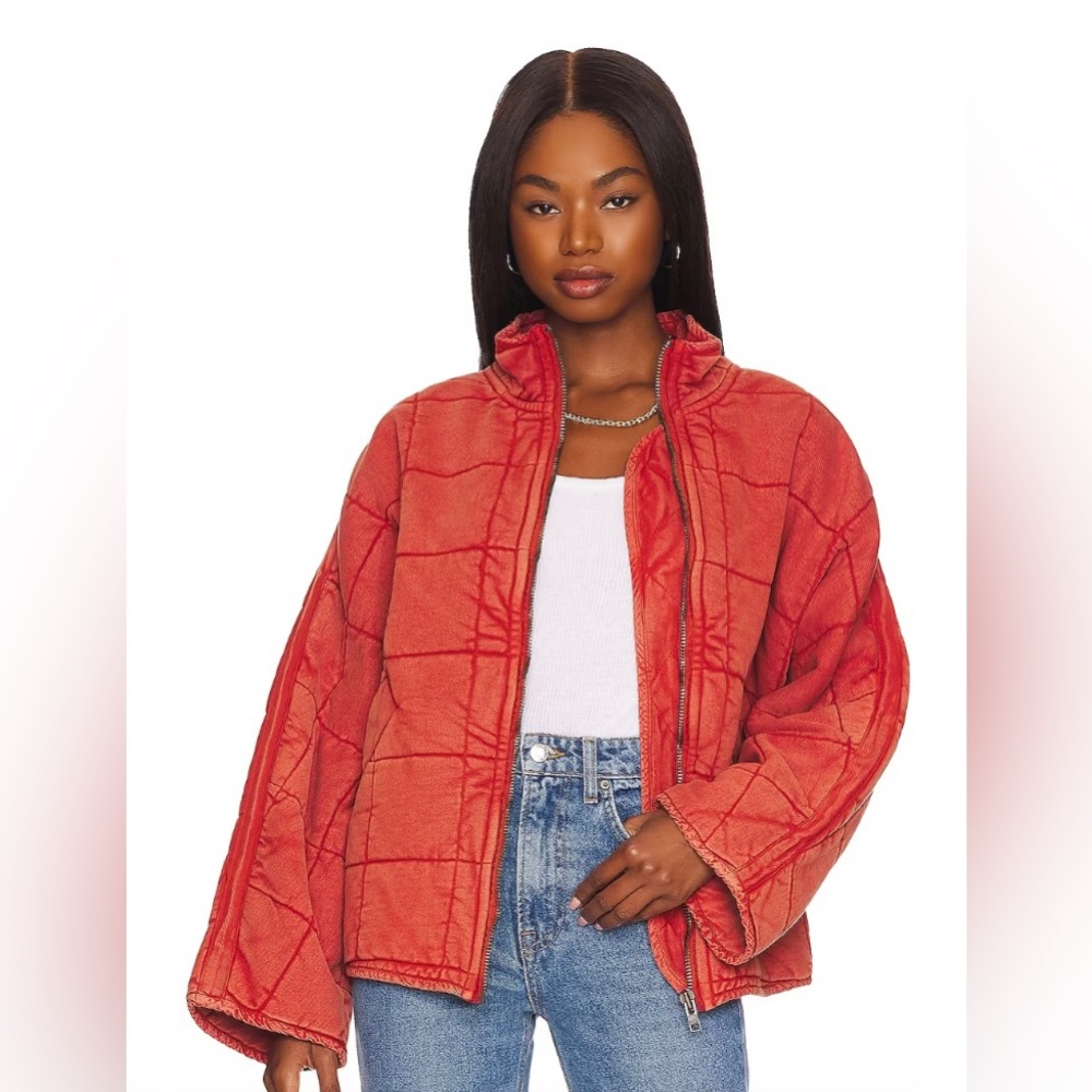 NWT Free People Dolman Quilted Knit Jacket